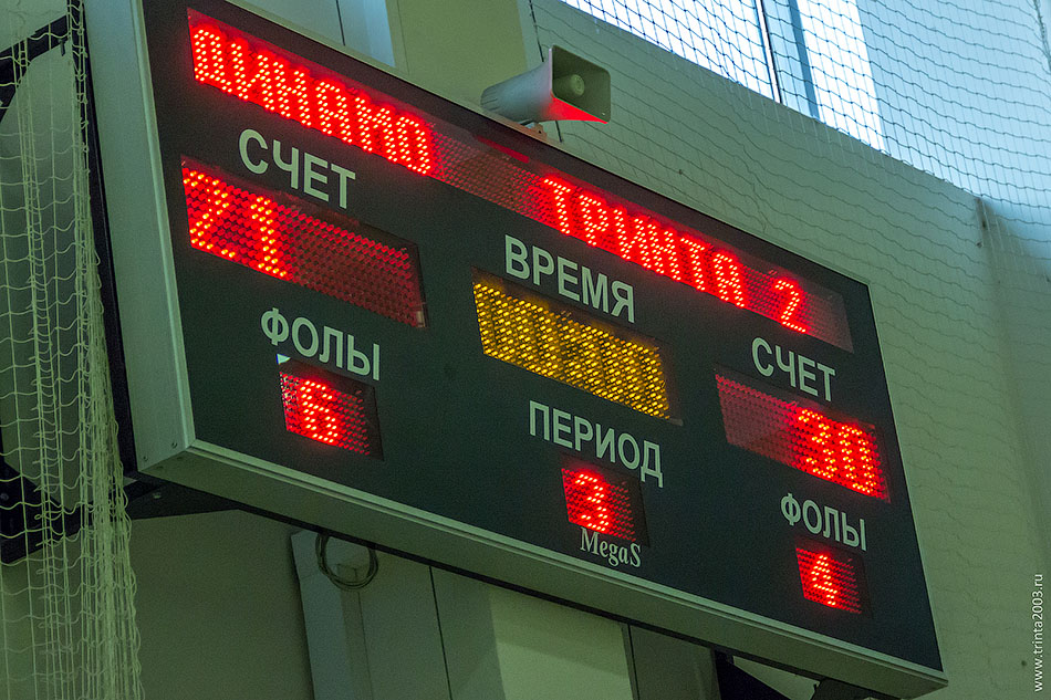 Баскетбольный матч девушек 2003 года Тринта-2 против Динамо-1