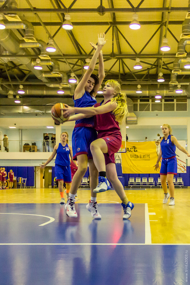 Фотографии игры Тринта-1 и Тринта-2 на открытом турнире по баскетболу памяти Ю.Н. Ульяшенко. Санкт-Петербург